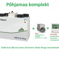 Soojustagastusega kompaktne, töökindel ja energiasäästlik ventilatsiooniagregaat